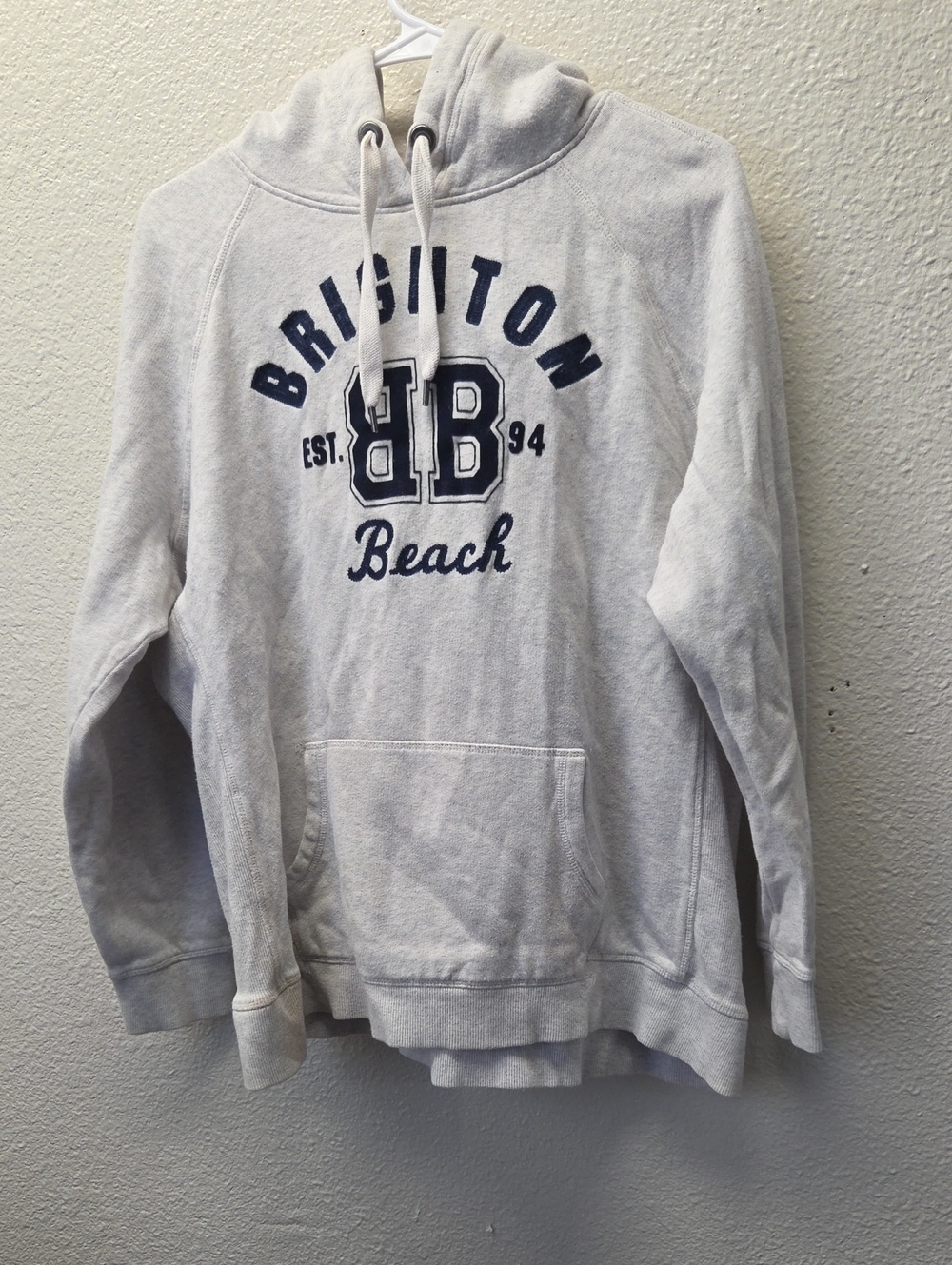 Brighton Beach Light Gray Pullover Hoodie XL